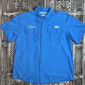 Magellan Men's Outdoors Pro Angler Fishing Shirt Short Sleeve Classic Fit Sz 2XL